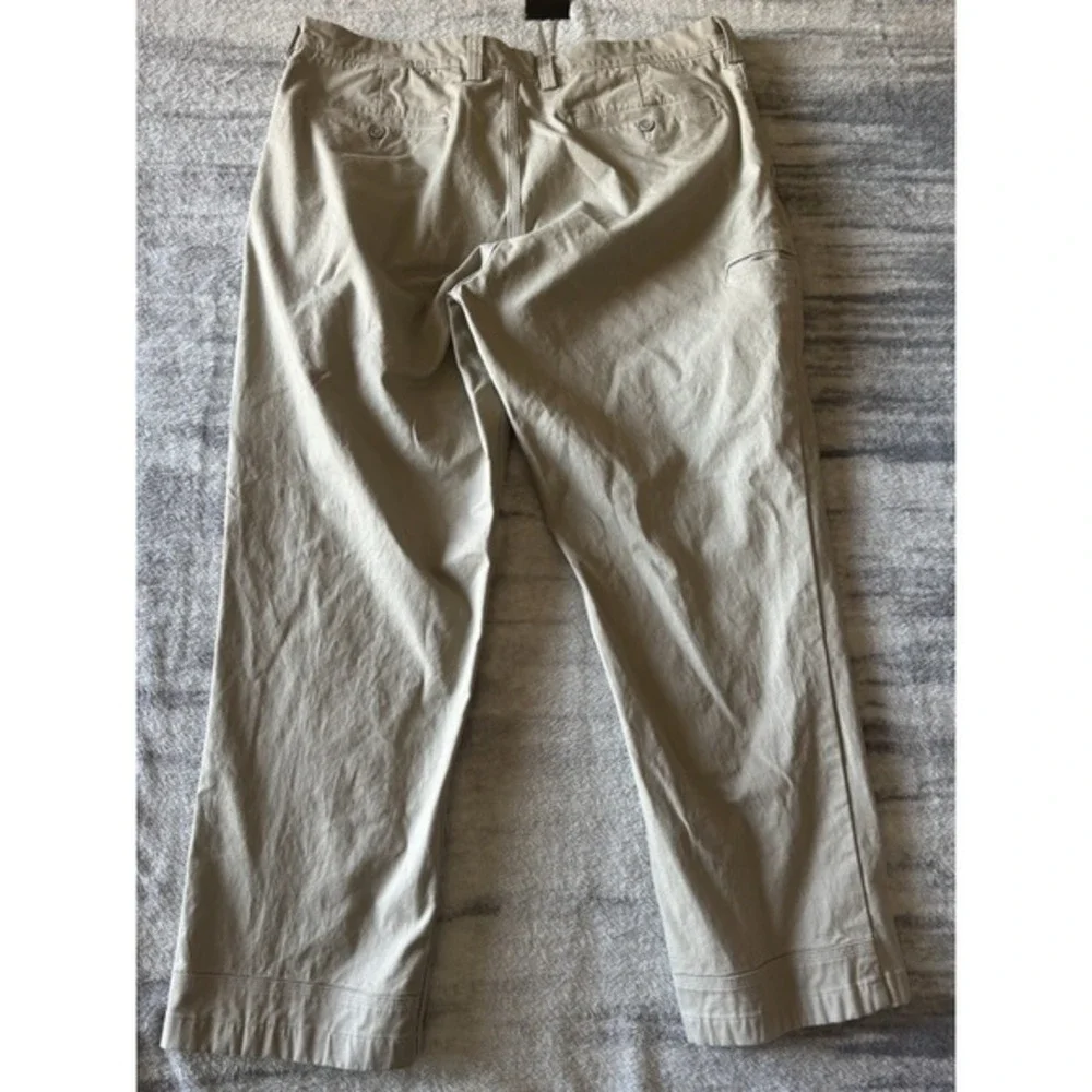 Duluth Trading Co Flex‎ Ballroom Khakis Mens 36x30 Relaxed Fit Tan Work Pants